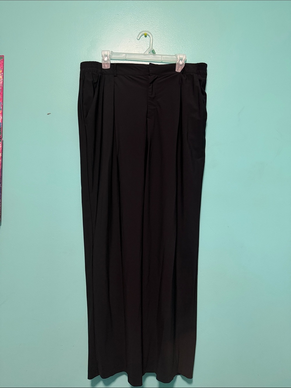 Old Navy Black Wide-Leg Pull-On Pants